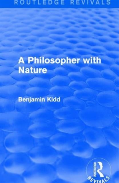 Produktbild: Kidd, B: A Philosopher with Nature
