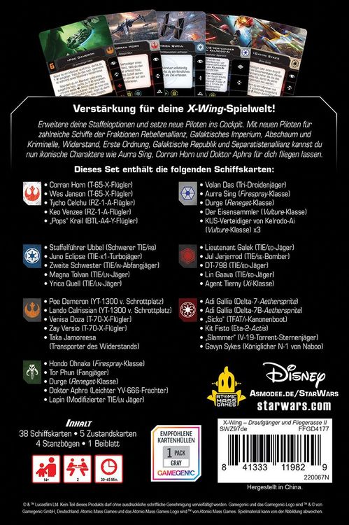 Produktbild: Star Wars X-Wing 2. Edition - Draufg&auml;nger und
