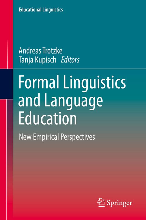 Produktbild: Formal Linguistics and Language Education