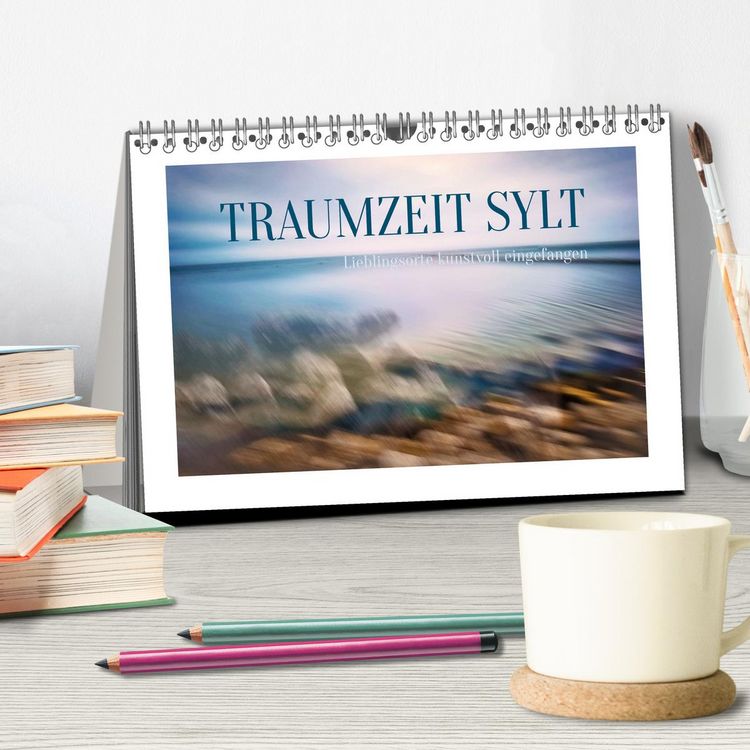Produktbild: Traumzeit Sylt (Tischkalender 2026 DIN A5 quer), CALVENDO Monatskalender