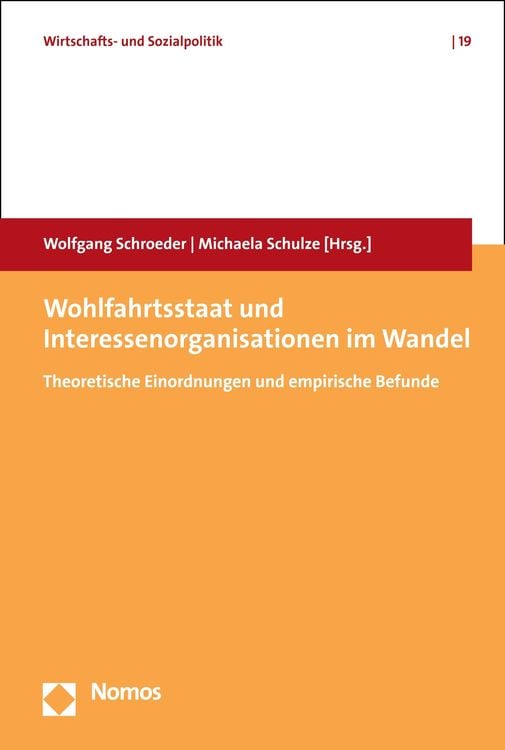 Produktbild: Wohlfahrtsstaat und Interessenorganisationen im Wandel