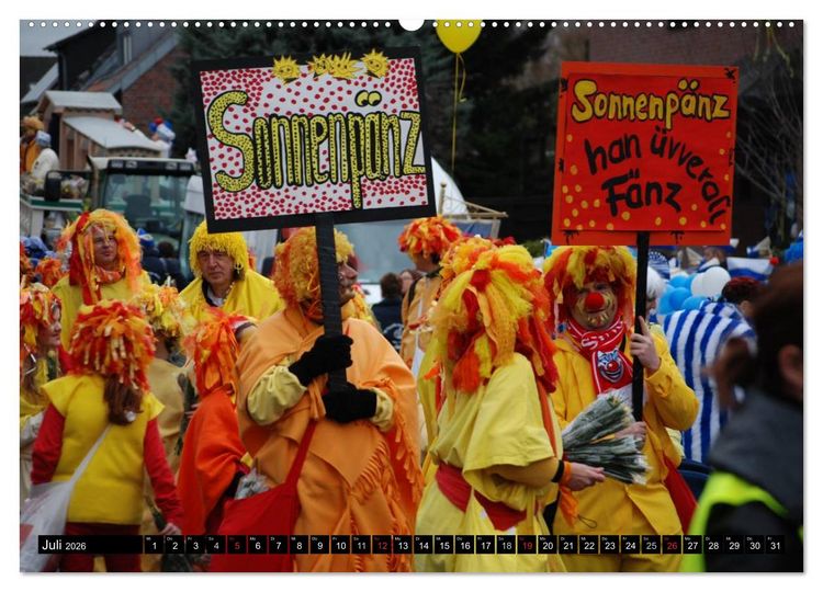 Produktbild: K&ouml;lner Karneval - das ganze Jahr! (Wandkalender 2026 DIN A2 quer), CALVENDO Monatskalender