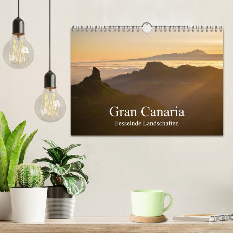 Produktbild: Gran Canaria - Fesselnde Landschaften (Wandkalender 2026 DIN A4 quer), CALVENDO Monatskalender