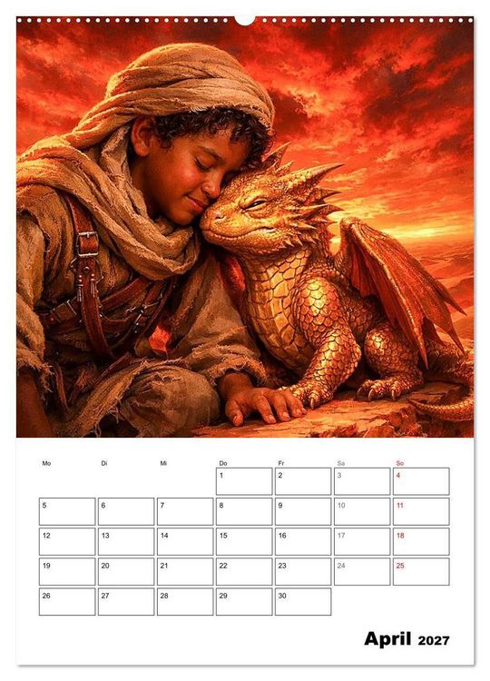 Produktbild: Kleine Gef&auml;hrten (hochwertiger Premium Wandkalender 2027 DIN A2 hoch), Kunstdruck in Hochglanz