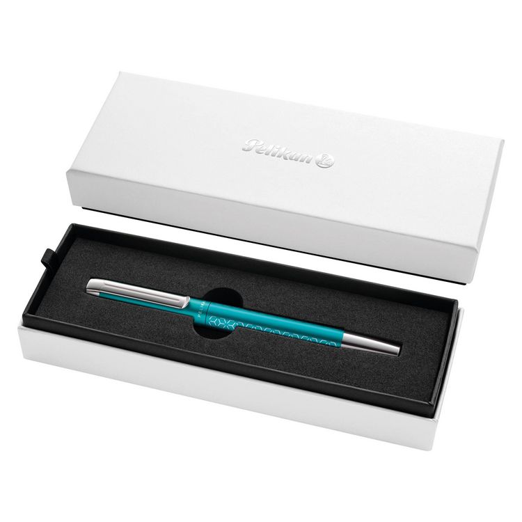 Produktbild: Pelikan Tintenroller Roller Pura&reg; R40 im G25 Geschenk-Etui, T&uuml;rkis