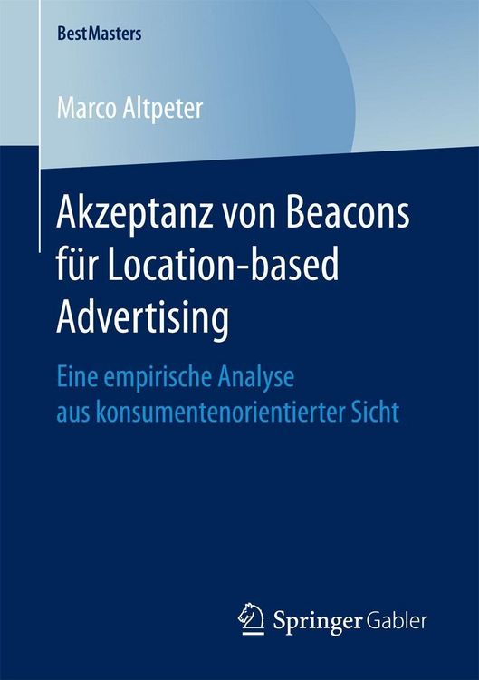 Produktbild: Akzeptanz von Beacons f&uuml;r Location-based Advertising
