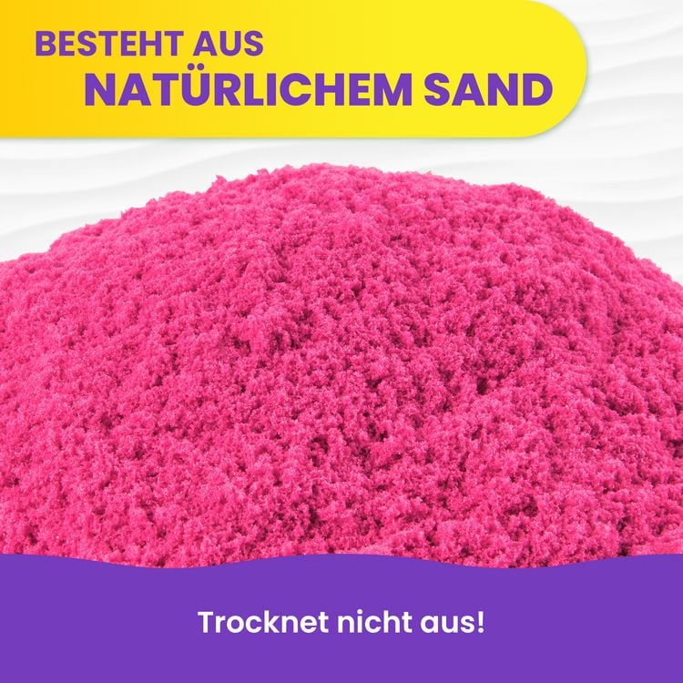 Produktbild: KNS Glitzer Sand Crystal Pink (907g)