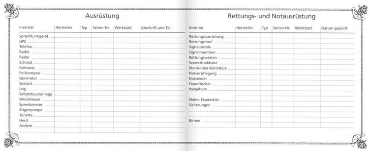 Produktbild: Logbuch Segeltuch