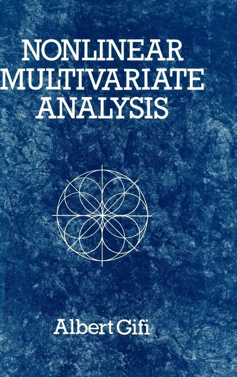 Produktbild: Nonlinear Multivariate Analysis
