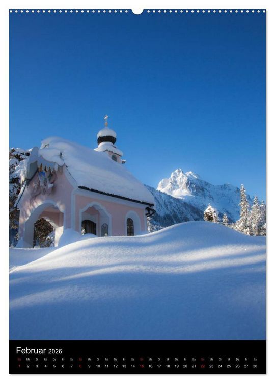 Produktbild: Bergblicke - Mittenwald (Wandkalender 2026 DIN A2 hoch), CALVENDO Monatskalender