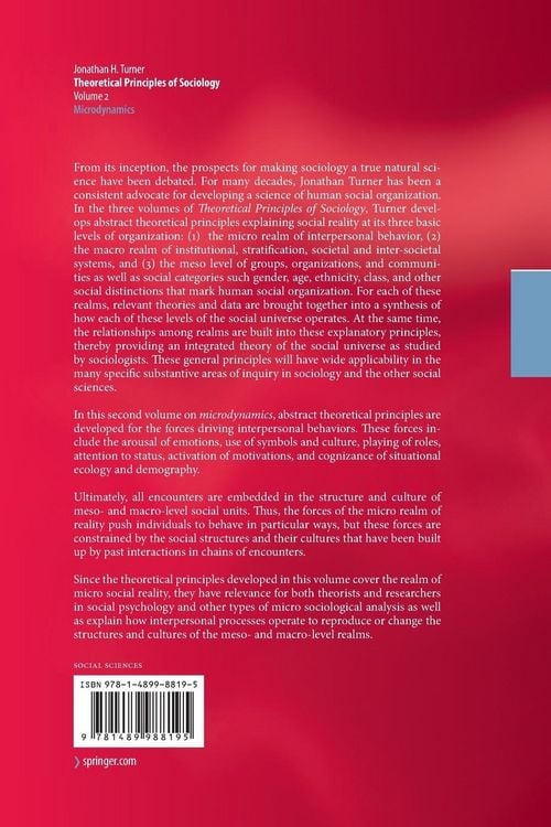 Produktbild: Theoretical Principles of Sociology, Volume 2