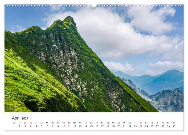 Produktbild: Oberstdorf - Bergparadies in den Alpen (hochwertiger Premium Wandkalender 2027 DIN A2 quer), Kunstdruck in Hochglanz