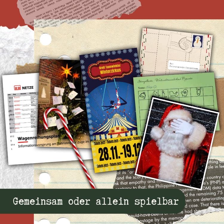 Produktbild: Crime Files &ndash; Fallakte: Winter-Einbruch. Der geniale Krimi-Adventskalender
