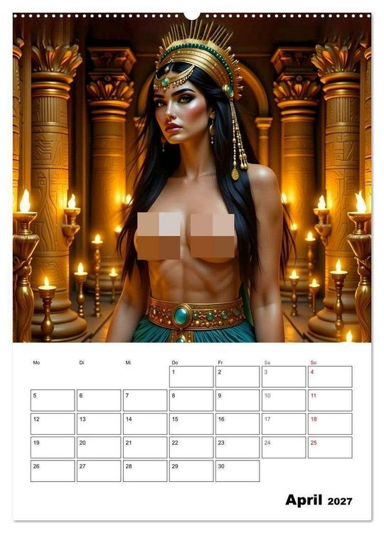 Produktbild: T&ouml;chter der alten G&ouml;tter (hochwertiger Premium Wandkalender 2027 DIN A2 hoch), Kunstdruck in Hochglanz