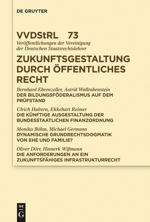 Produktbild: Zukunftsgestaltung durch &Ouml;ffentliches Recht