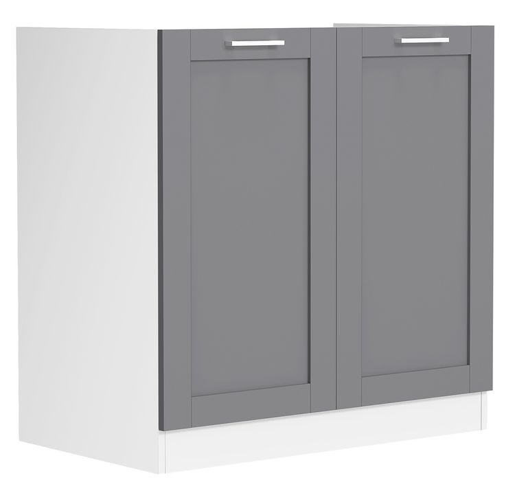 Produktbild: Sp&uuml;lunterschrank Breite 80 cm Sp&uuml;lenschrank Colura