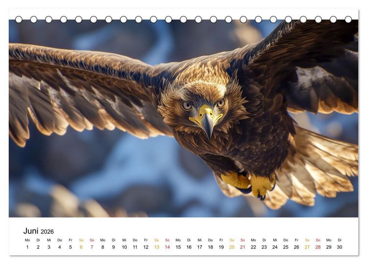Produktbild: Wilde Tierwelt im Wald (Tischkalender 2026 DIN A5 quer), CALVENDO Monatskalender