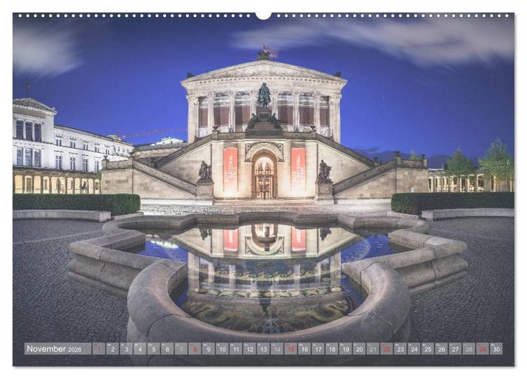 Produktbild: Berlin Citylights (hochwertiger Premium Wandkalender 2026 DIN A2 quer), Kunstdruck in Hochglanz