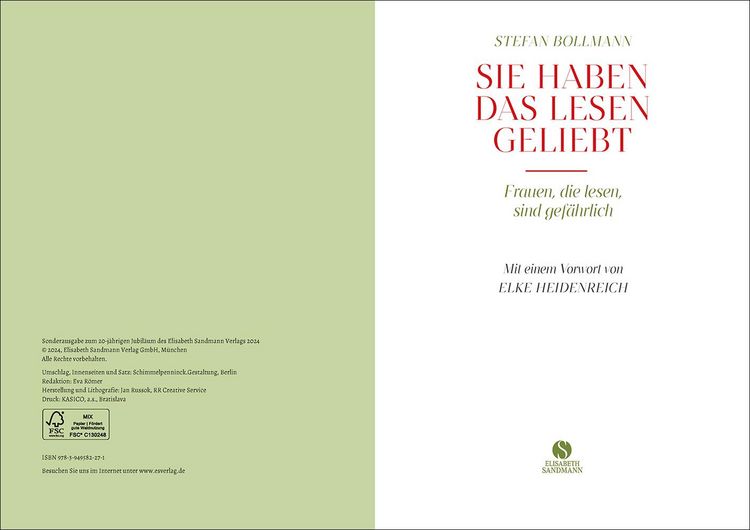 Produktbild: Sie haben das Lesen geliebt