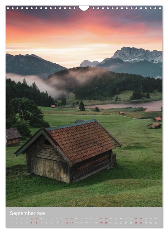 Produktbild: Deutsche Alpenmomente (Wandkalender 2026 DIN A3 hoch), CALVENDO Monatskalender