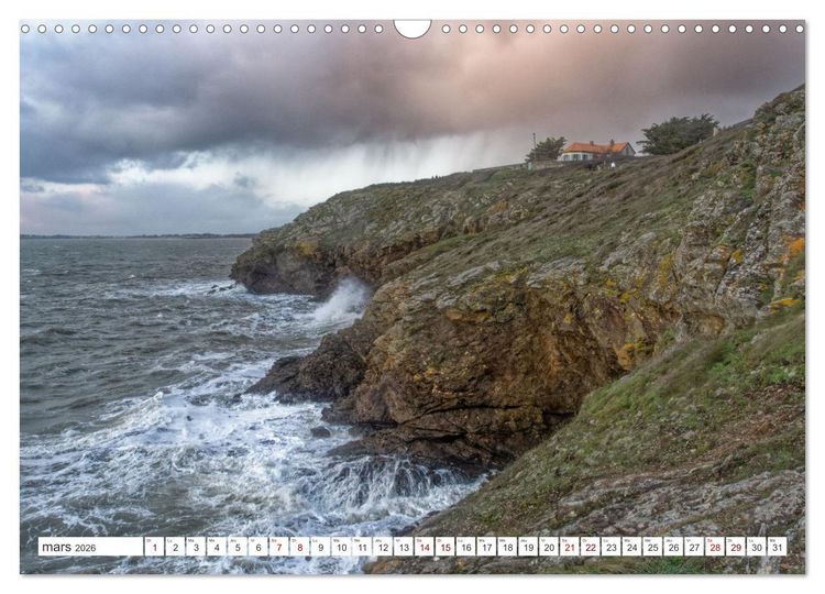 Produktbild: Morbihan, Sud Bretagne (Calendrier mural 2026 DIN A3 vertical), CALVENDO calendrier mensuel