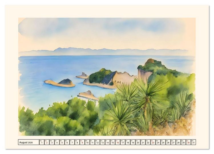 Produktbild: Zauberhafte griechische Inselwelt (Wandkalender 2026 DIN A3 quer), CALVENDO Monatskalender