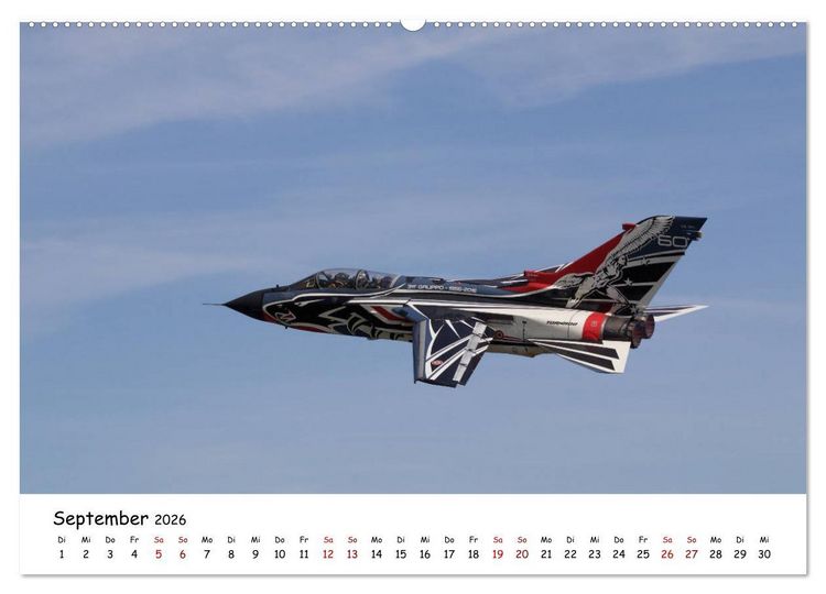 Produktbild: Milit&auml;rjets Panavia Tornado (hochwertiger Premium Wandkalender 2026 DIN A2 quer), Kunstdruck in Hochglanz