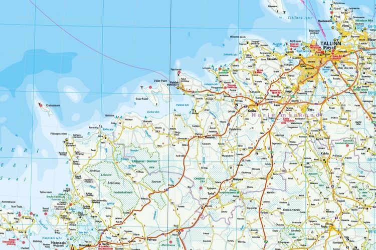 Produktbild: Reise Know-How Landkarte Estland (1:275.000)