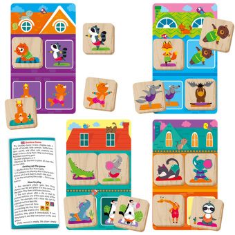Produktbild: Lernspiel Lotto Yoga Tiere