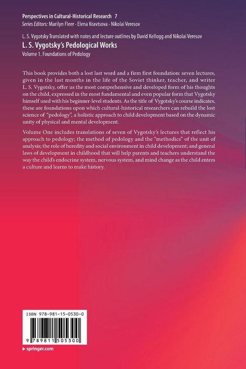 Produktbild: L. S. Vygotsky's Pedological Works