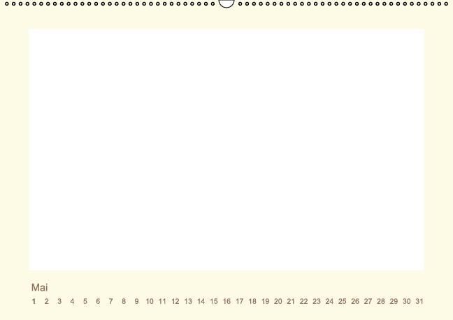 Produktbild: Immerw&auml;hrender Kalender zum selber Gestalten (Wandkalender immerw&auml;hrend DIN A3 quer)