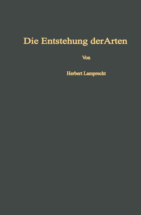 Produktbild: Die Entstehung der Arten und h&ouml;heren Kategorien