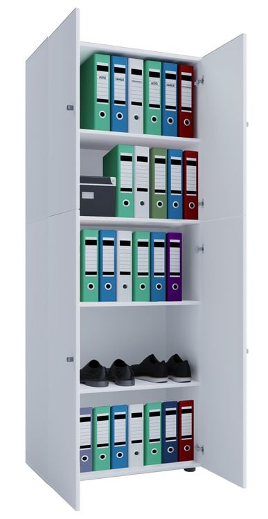 Produktbild: B&uuml;roschrank B&uuml;cher Ordner Aktenschrank Lona 5fach
