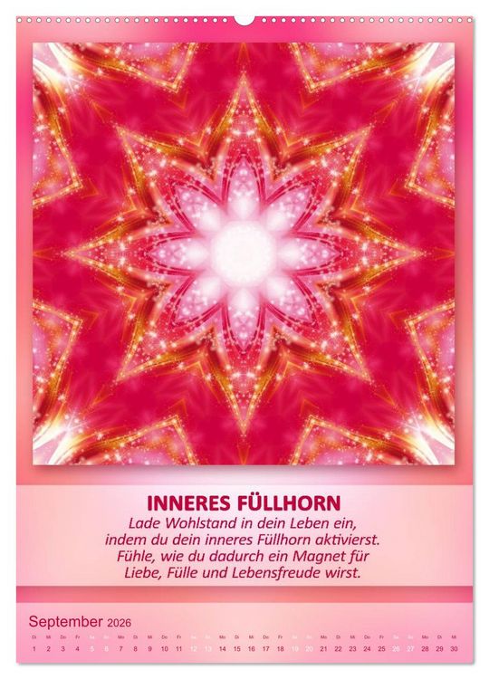 Produktbild: Light Energy Mandalas - Kalender - Vol. 1 (Wandkalender 2026 DIN A2 hoch), CALVENDO Monatskalender
