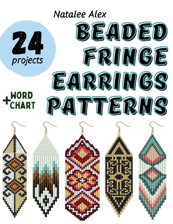 Produktbild: Beaded Fringe Earrings Patterns