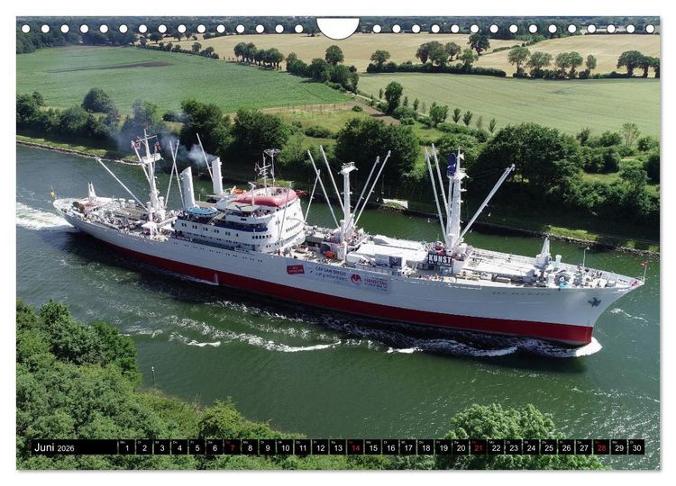 Produktbild: 100 Meter &uuml;ber Grund - Am Nord-Ostsee-Kanal (Wandkalender 2026 DIN A4 quer), CALVENDO Monatskalender