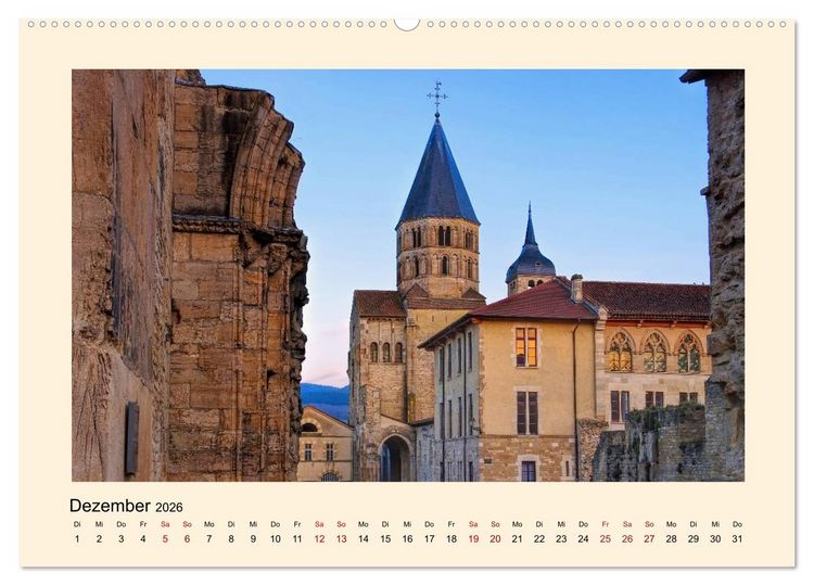 Produktbild: Burgund - Das gr&uuml;ne Herz Frankreichs (Wandkalender 2026 DIN A2 quer), CALVENDO Monatskalender