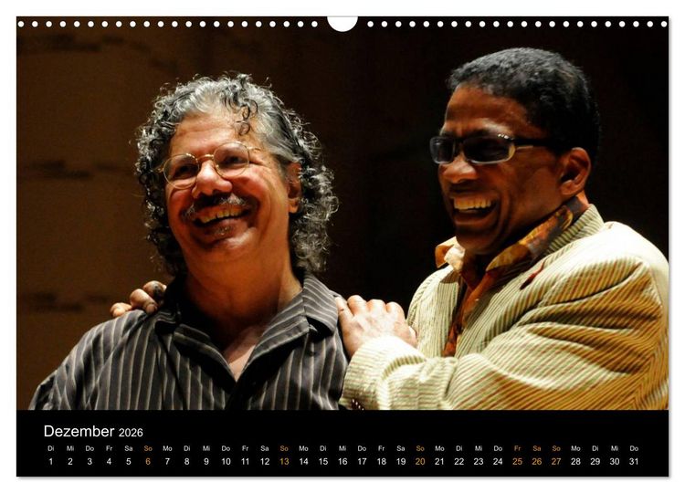 Produktbild: Jazz Pianisten 2026 (Wandkalender 2026 DIN A3 quer), CALVENDO Monatskalender