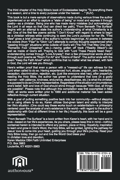 Produktbild: From Beneath The Surface
