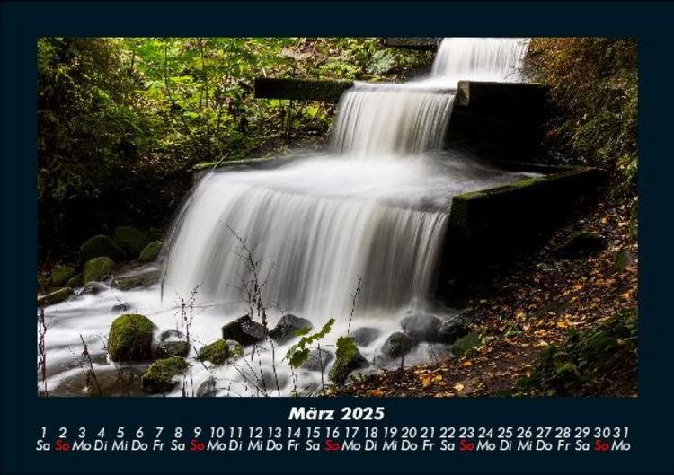 Produktbild: Wasserf&auml;lle 2025 Fotokalender DIN A5