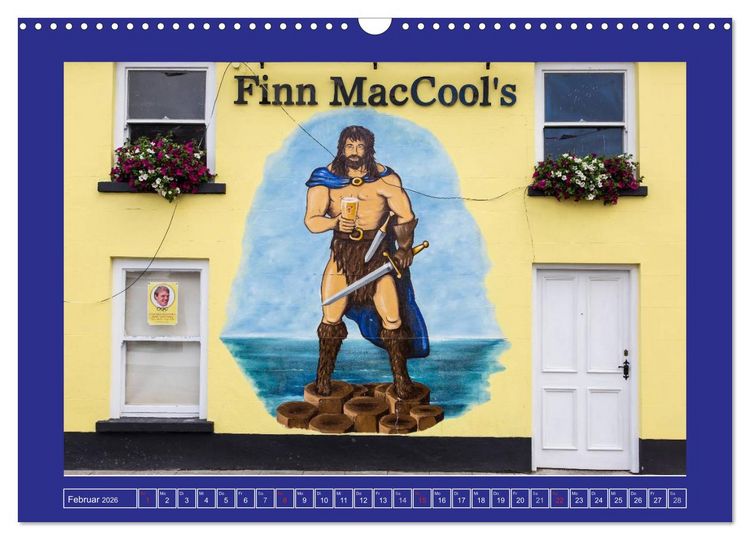 Produktbild: IRLAND - Die sch&ouml;nsten Fassadenmalereien (Wandkalender 2026 DIN A3 quer), CALVENDO Monatskalender