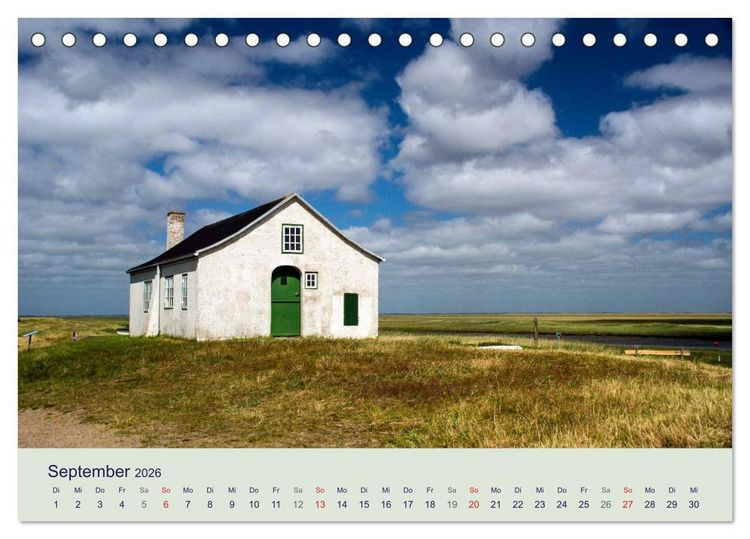 Produktbild: Fan&oslash; - Himmel, Hav og mere (Tischkalender 2026 DIN A5 quer), CALVENDO Monatskalender