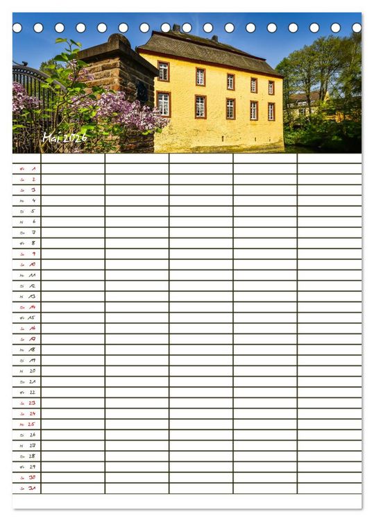 Produktbild: Rhein-Kreis Neuss - Der Familienkalender (Tischkalender 2026 DIN A5 hoch), CALVENDO Monatskalender