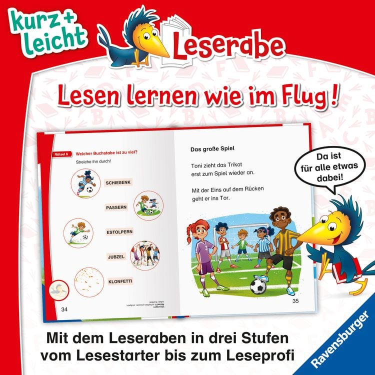 Produktbild: Leserabe 1. Lesestufe Kurz und leicht - Tonis magisches Fu&szlig;ball-Trikot