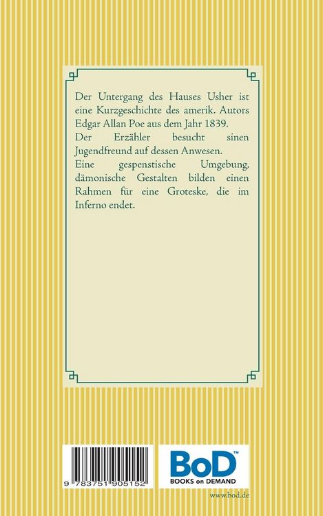 Produktbild: Der Untergang des Hauses Usher