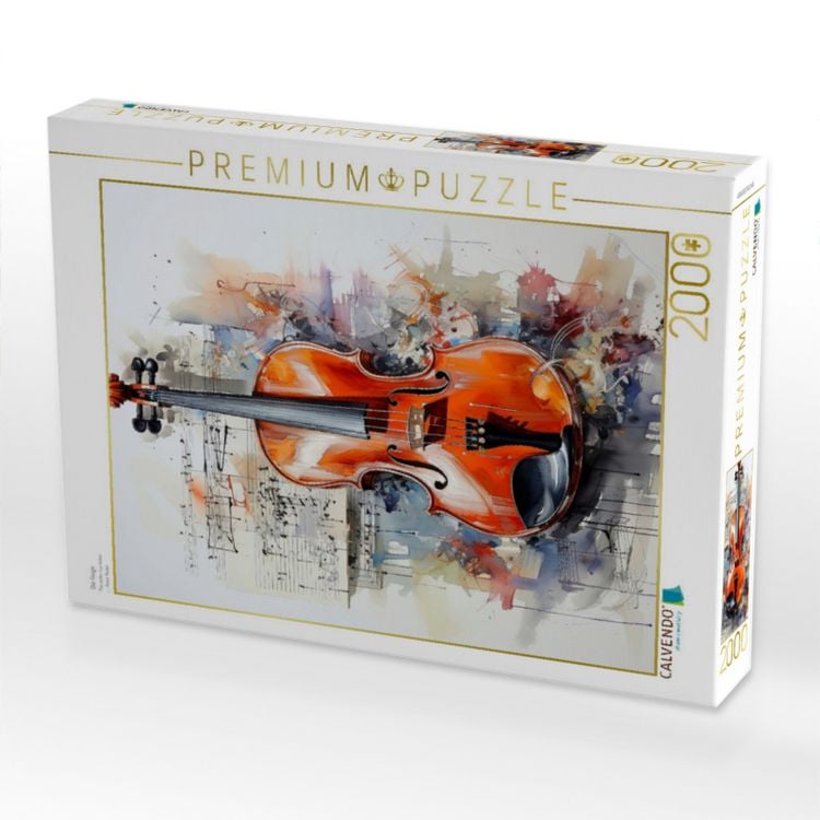 Produktbild: CALVENDO Puzzle Die Geige | 2000 Teile Lege-Gr&ouml;&szlig;e 90x67cm Foto-Puzzle f&uuml;r gl&uuml;ckliche Stunden