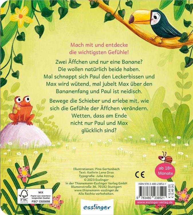 Produktbild: Gl&uuml;cklich, traurig, neidisch, froh - alle &Auml;ffchen f&uuml;hlen so!