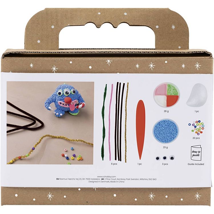 Produktbild: Creativ Company Mini Kreativ Set Modellieren, Rentiermonster, sortierte Farben