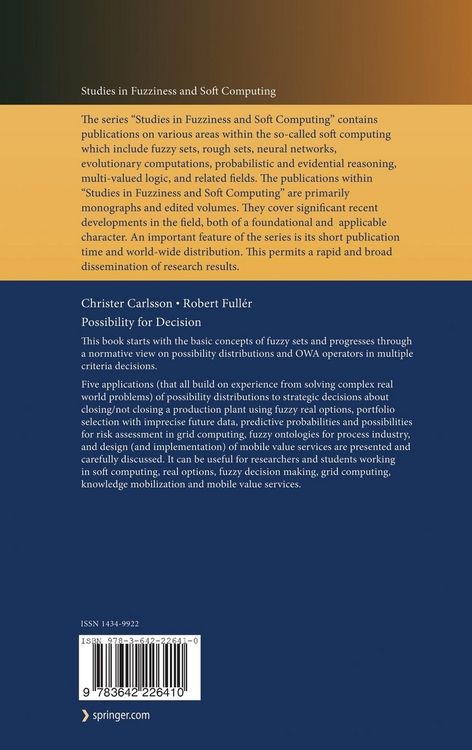 Produktbild: Possibility for Decision