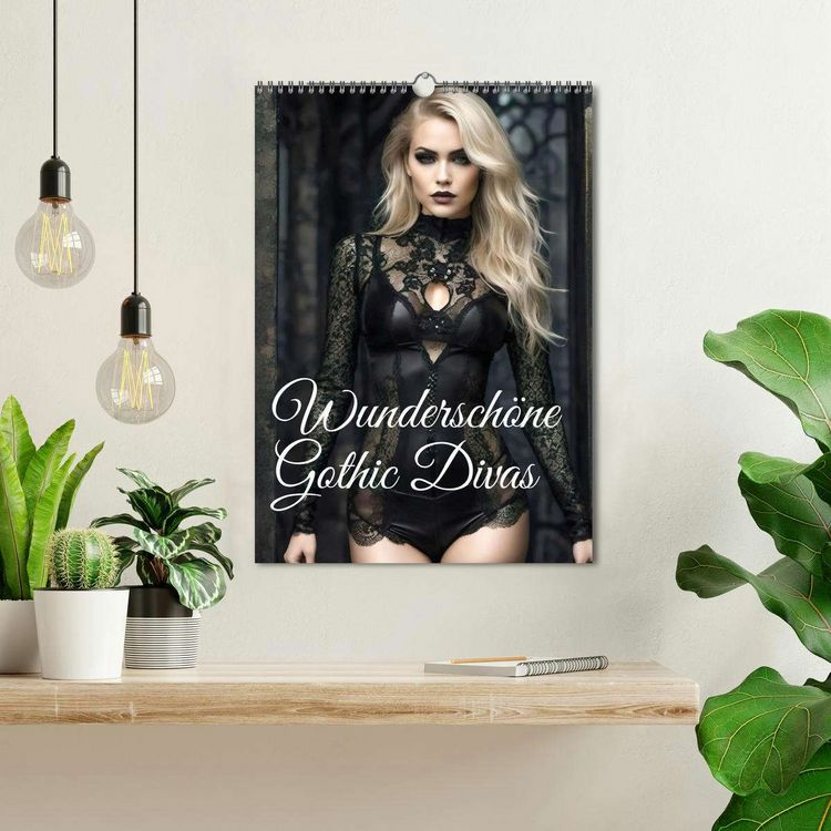 Produktbild: Wundersch&ouml;ne Gothic Divas (Wandkalender 2026 DIN A3 hoch), CALVENDO Monatskalender
